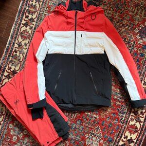 Aztech Mountain, Team Aztech insulated ski kit, Men's Medium, Red/White/Black